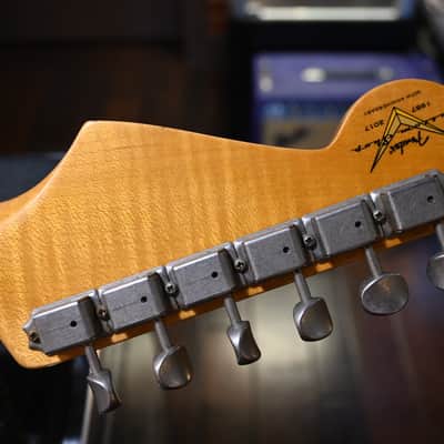 Fender Custom Shop Fat 50’s Stratocaster Relic LTD 2017 - Aged Desert Sand #0453 image 13