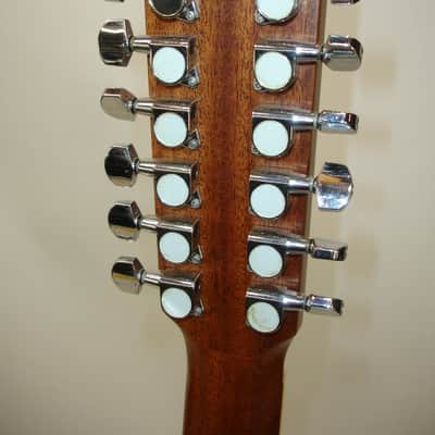 2017 Alvarez AD6012CE AD60ce 12-String Acoustic Electric Guitar, Natural AD60-12CE image 14
