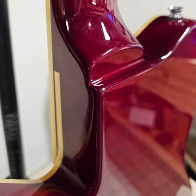 First Act CE-240 Sheena FSA Electric Guitar Transparent Red image 9