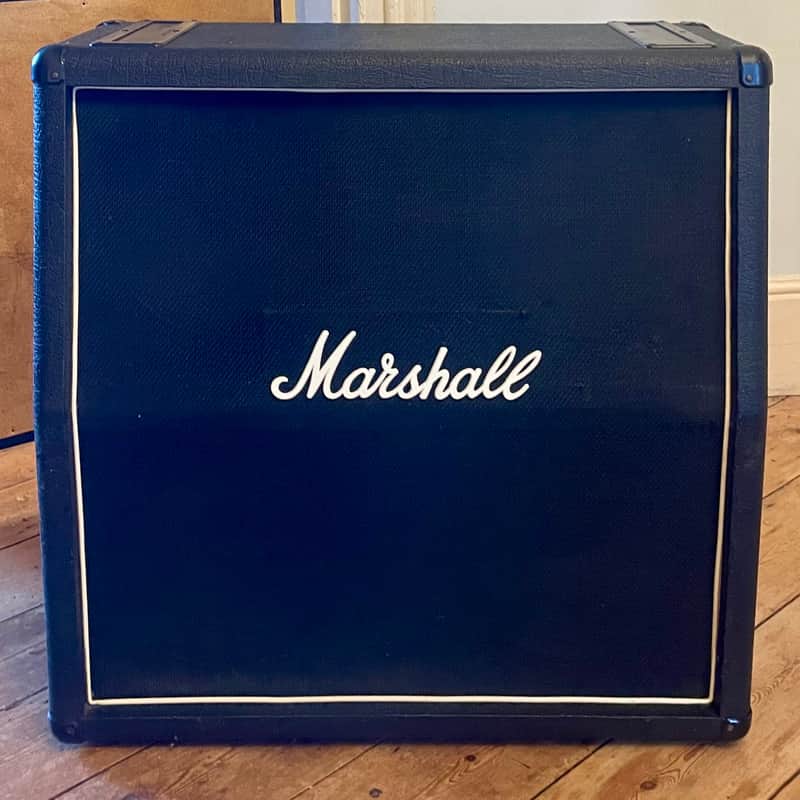 Vintage Marshall JMP #1960A 4x12  Slant cab Cabinet - G12m Blackbacks Kurt Muller 1777 Lead cones 1978 image 1