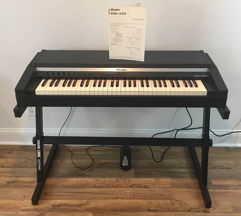 Rhodes MK60 Black Digital Piano 64 Keyboard Extremely Rare 1989