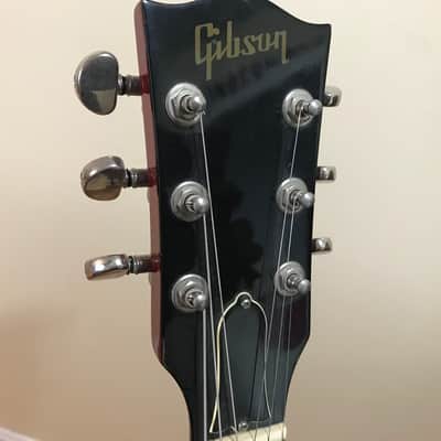 1999 Gibson ES-335 Limited Edition Translucent Red Ebony Fingerboard P-94s OHSC Professionally Repaired Headstock image 7