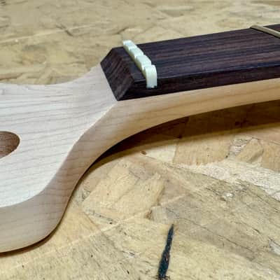 Luthier Made Jazz Bass neck image 11