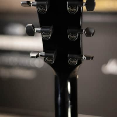 Taylor 214ce-BLK Plus Grand Auditorium Acoustic/Electric Guitar - Black with Hardshell Case image 6
