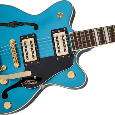 Gretsch G2655TG Streamliner Center Block Jr. Double-Cut with Bigsby LTD, Laurel Fingerboard, Riviera Blue image 2