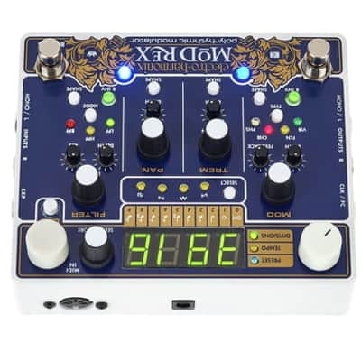 Electro-Harmonix MOD REX Polyrhythmic Modulator Pedal. New with Full Warranty! image 6