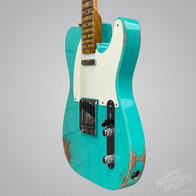 Fender Custom Shop Wildwood 10 1955 Telecaster, Sea Foam Green, 6.7 lbs image 2