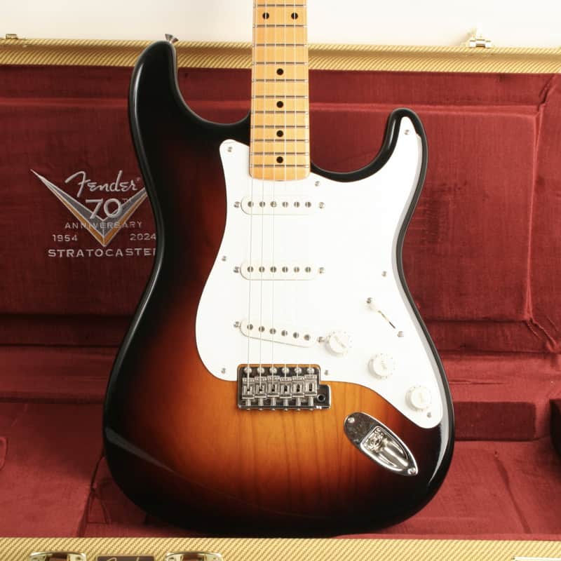 Fender Custom Shop Limited Edition 70th Anniversary 1954 Stratocaster Time Capsule Package 1-Piece Quartersawn Maple Neck Fingerboard Wide-Fade 2-Color Sunburst XN5636 image 1