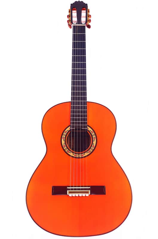 Hermanos Sanchis Lopez 1F Extra Rio 2023 flamenco guitar - Elegant workmanship, explosive bass, and singing trebles - a Flamenca Negra of the highest order! image 1