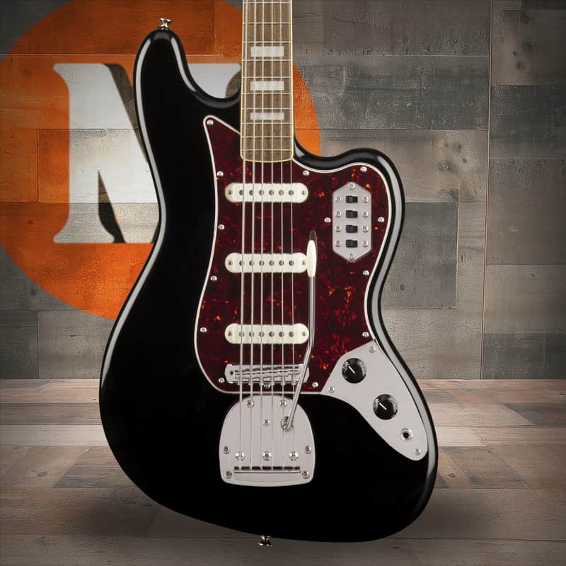 Squier Classic Vibe Bass VI - Laurel Fingerboard - Black image 1