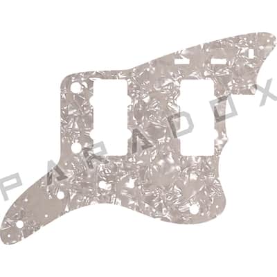 Custom Pickguard For 2021 - 2025 Made in Japan Fender MIJ Traditional II '60s Jazzmaster - Aged White Pearl/White/Black/White .090"