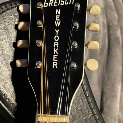 Vintage Gretsch New Yorker Mandolin w D’Armond / Dearmond  pickup 50’s - 60’s - Sunburst folk w orig. case image 12