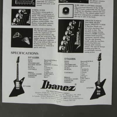 Ibanez DT-555 Destroyer II Phil Collen image 11