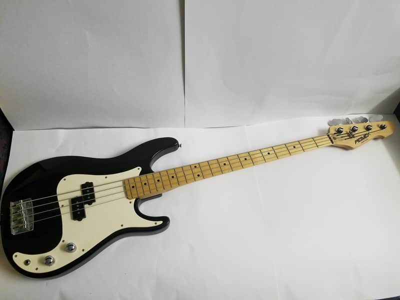 Peavey Fury 1995 Black Electric Bass Guitar 90s Made in USA MIA Maple Fretboard Neck P Style image 1