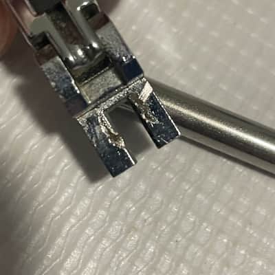 2000's Schaller Original Made in Germany Chrome Floyd Rose Pro Electric Guitar Tremolo Bridge Set & Brass Block image 5
