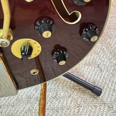 Gibson ES-355TDSV with Lyre Vibrola 1973 - Wine Red image 3