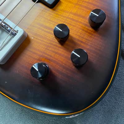 Roscoe Century Standard 2014 Tobacco Sunburst over Flame Maple image 5