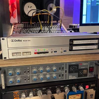Rare Stereo Dolby 365 Vocalstressor “Dolby trick” modified module w/ modified Cat22 cards image 11