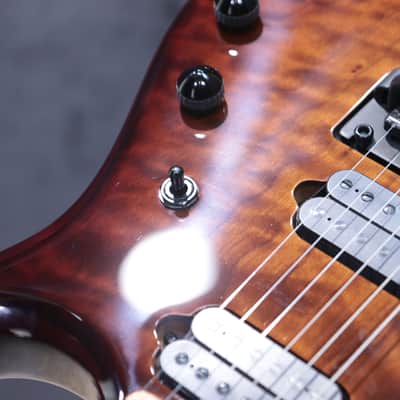 Ernie Ball Music Man JP15 John Petrucci Amber Waves Quilt Electric Guitar w/Case image 13