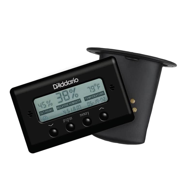 D'Addario Acoustic Guitar Humidifier with Digital Humidity & Temperature sensor image 1