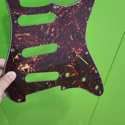 Standard Stratocaster SSS Electric Guitar Pickguard Start Pickguard Scratch Plate for Fender USA/Mexican Model Style 11-Hole (Vintage Brown Tortoise Shell) image 3