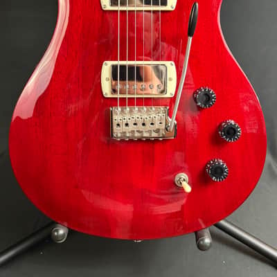 PRS SE DGT Standard David Grissom Signature Electric Guitar Vintage Cherry w/ Gig Bag image 2