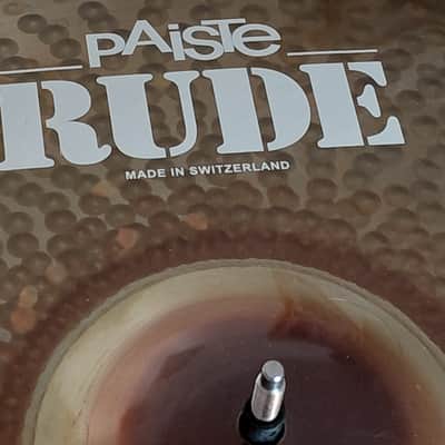 VIDEO! Paiste RUDE 16" Crash/Ride Why pay $338 NEW???? image 3