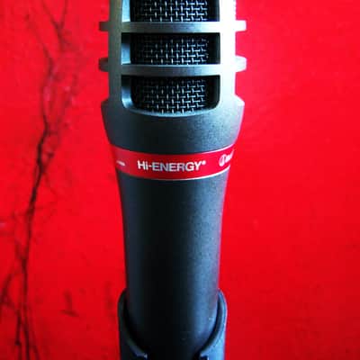 Vintage 1980's Audio-Technica ATM29HE dynamic hyper cardioid microphone Low Z w accessories # 2 image 8