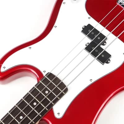 Atkins APB1 Bass Guitar (P-Bass Design) 2022 Red image 5