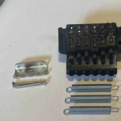 2000's Jackson DKMG & Dinky Guitars JT-580LP Black Licensed Floyd Rose Tremolo Guitar Bridge