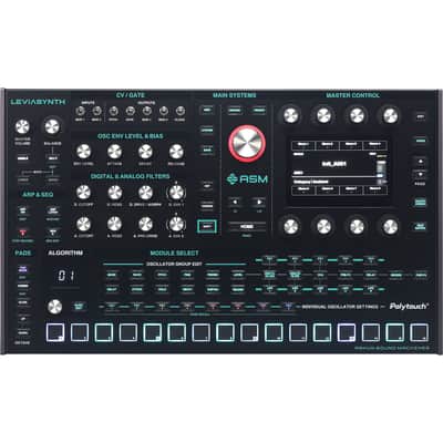 ASM Leviasynth Desktop 16-Voice Algorithmic Synthesizer STUDIO KIT image 2