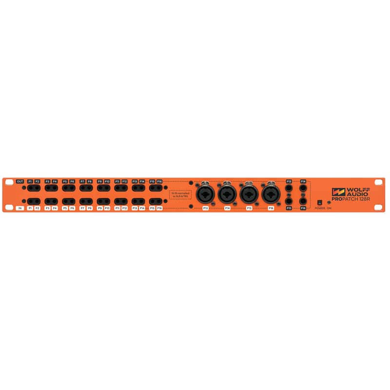 Wolff Audio ProPatch 128R 64-in/64-out Digitally-Controlled Analog Patch Bay image 1