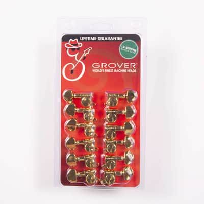 Grover 205G12  Mini Rotomatic 12-String, Tuning Machine, Gold image 1