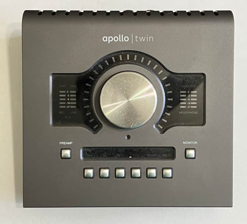 Universal Audio Apollo Twin QUAD MKII Thunderbolt Audio Interface 2010s - Dark Grey image 1