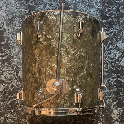 Rogers 16" x 16" Holiday Floor Tom 1957 - Black Diamond Pearl image 24