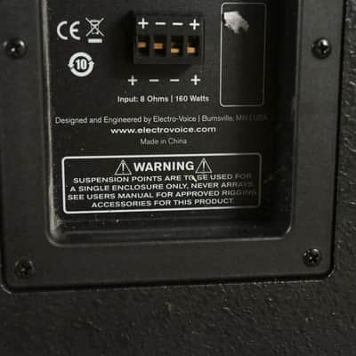 Electro-Voice (EV) EVU-1062/95 6.5" 2-Way Passive Loudspeaker (PAIR) CG012EJ image 8