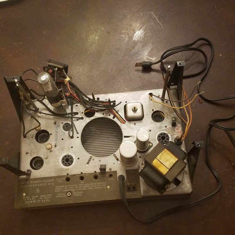 Voice of Music Stereo Tube Preamp Mono Amp 12AX7 Project 6L6 6E5 Guitar 1960 Steel image 1