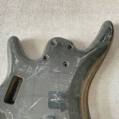 Black Basswood Bass Guitar DIY Project Body image 3