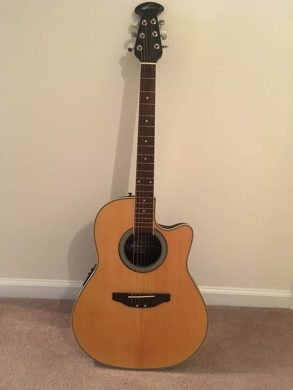 Applause by Ovation AE28 Summit 6-string Roundback Acoustic/Electric Guitar (Natural Gloss) image 1