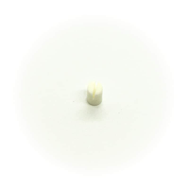 Bone Banjo 5th String Nut (Bleached, Slotted) image 1