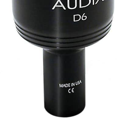 Audix D6 Dynamic Kick Drum Microphone image 1
