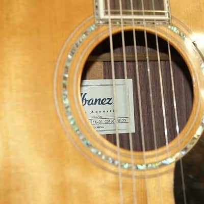 Ibanez AVD12STK Solid Torrefied Spruce Top Solid Rosewood B/S - Natural - Prototype never sold in USA image 2