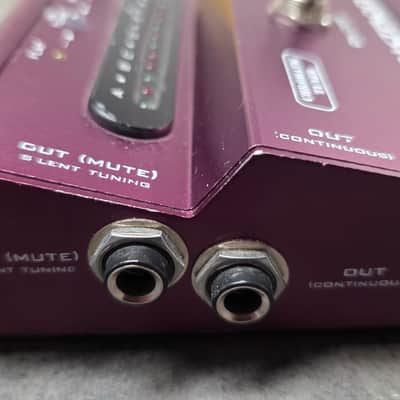 Rocktron Chromatic Tuner FROM MAJOR LONDON RECORDING STUDIO Guitar Pedal - Metallic Violet Purple image 6