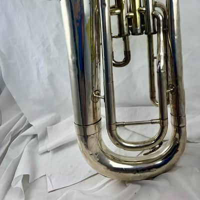Yamaha YEP-201S Standard Euphonium 2000s - Silver-Plated image 8