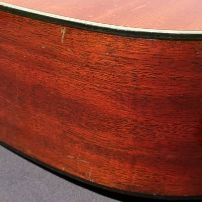 1972 Yamaha FG180 Red Label Nippon Gakki+Gig Bag image 13