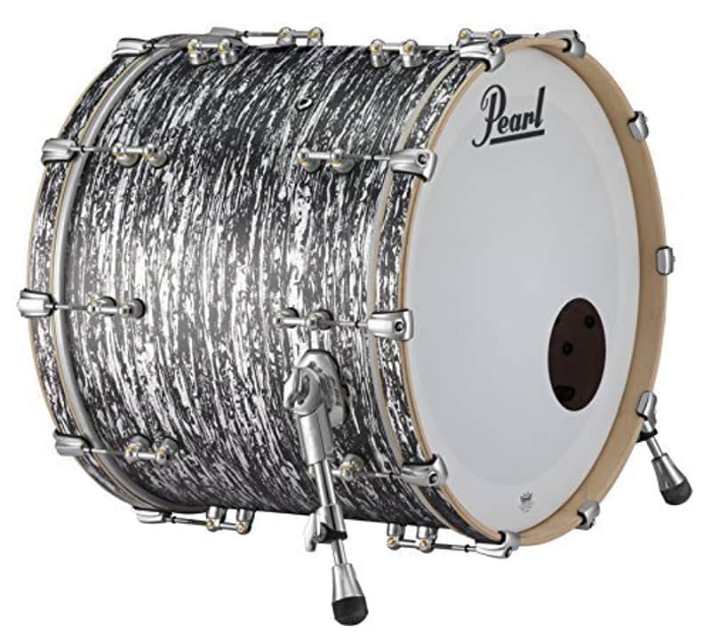 Pearl Music City Custom Pure 26x16 Bass Drum w/o BB3 Mount BLACK OYSTER GLITTER image 1