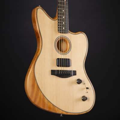 Fender American Acoustasonic Jazzmaster (Natural) - Acoustic Guitar image 6