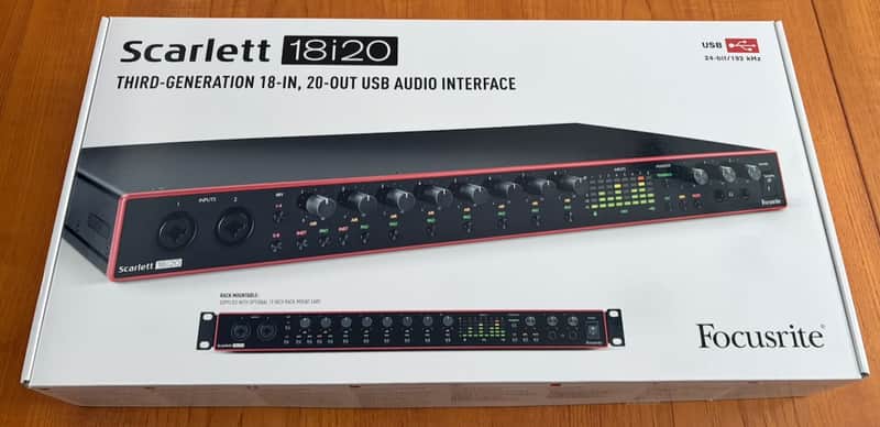 Focusrite Scarlett 18i20 3rd Gen USB Audio Interface | Reverb Canada