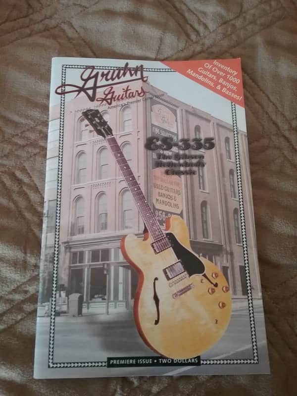 Gruhn Guitars Monthly Monthly Magazine/Inventory list 1990's image 1