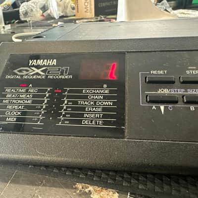 Yamaha QX21 Digital Sequence Recorder 1980s - Black